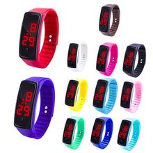 LED Digital Display Bracelet Watch Children's Students Silica Gel Sports Watch