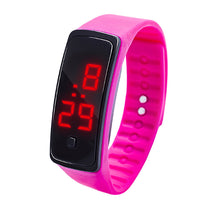 LED Digital Display Bracelet Watch Children's Students Silica Gel Sports Watch